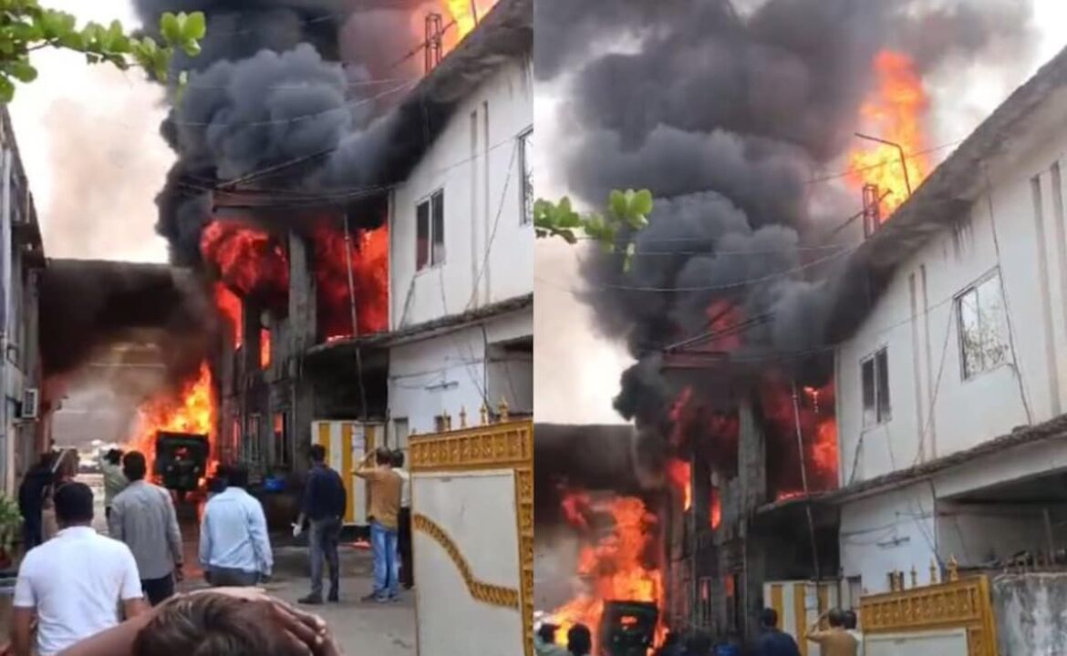 మధ్యప్రదేశ్ రాజధానిలోని రసాయన కర్మాగారంలో భారీ మంటలు చెలరేగాయి – ACPS NEWS మధ్యప్రదేశ్ రాజధానిలోని రసాయన కర్మాగారంలో భారీ మంటలు చెలరేగాయి