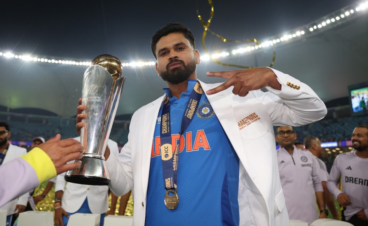 శ్రీయాస్ అయ్యర్ ఐసిసి పురుషుల ప్లేయర్ ఆఫ్ ది మంత్ అవార్డును మార్చి శ్రీయాస్ అయ్యర్ ఐసిసి పురుషుల ప్లేయర్ ఆఫ్ ది మంత్ అవార్డును మార్చి 2025