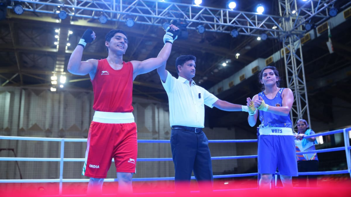 ఎలైట్ ఉమెన్స్ బాక్సింగ్: రైల్వేలు నిటుగా క్లిన్చ్ టీమ్ టైటిల్, లోవ్లినా షైన్ News18