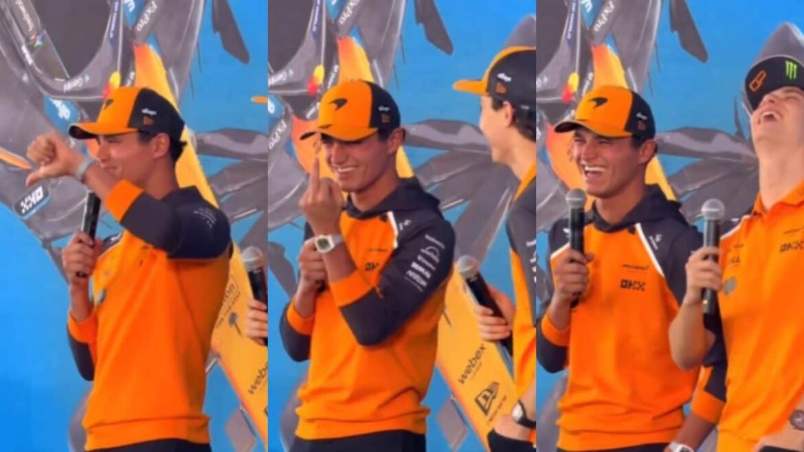 'గో ఆస్కార్!': లాండో నోరిస్ ఆస్టిన్‌లో ఉల్లాసభరితమైన అభిమాని జాబ్ తర్వాత పక్షిని తిప్పాడు | Watch | క్రీడా వార్తలు
