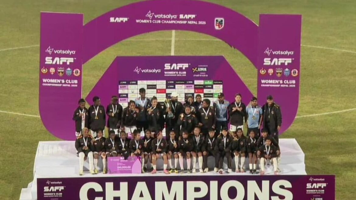 ఈస్ట్ బెంగాల్ లిఫ్ట్ SAFF ఉమెన్స్ క్లబ్ ఛాంపియన్‌షిప్ టైటిల్ | ఫుట్‌బాల్ వార్తలు
