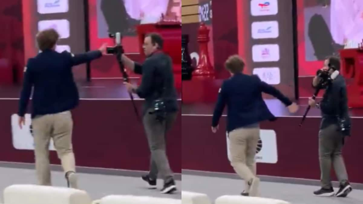 ఫ్యూరియస్ మాగ్నస్ కార్ల్‌సెన్ మరో విస్ఫోటనంలో కెమెరాను కొట్టాడు | Watch | ఇతర-క్రీడ వార్తలు
