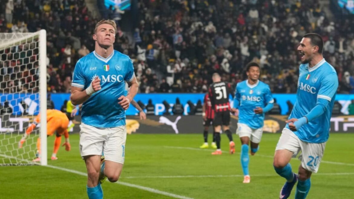 రాస్మస్ ఆన్ టార్గెట్! హోజ్‌లండ్ స్ట్రైక్ ఇటలీ సూపర్ కప్ ఫైనల్‌లో నాపోలీ స్థానాన్ని కైవసం చేసుకుంది | Watch | ఫుట్‌బాల్ వార్తలు
